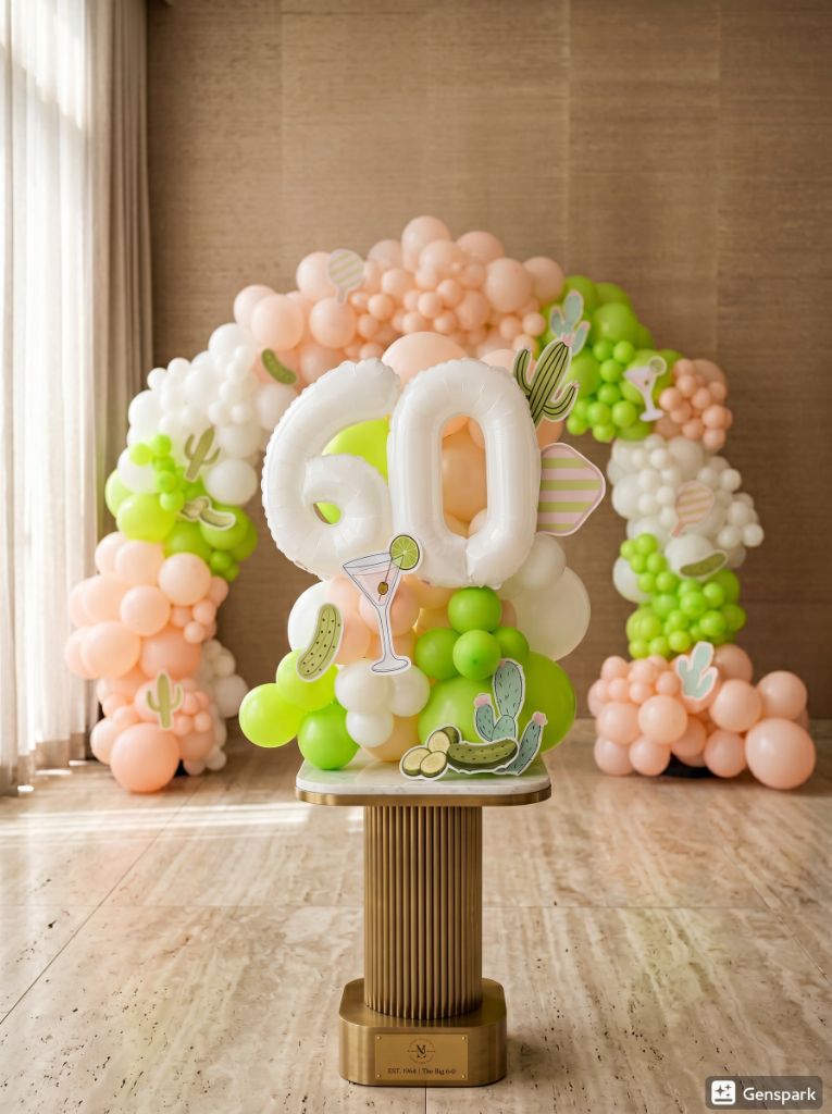 60th birthday cactus theme